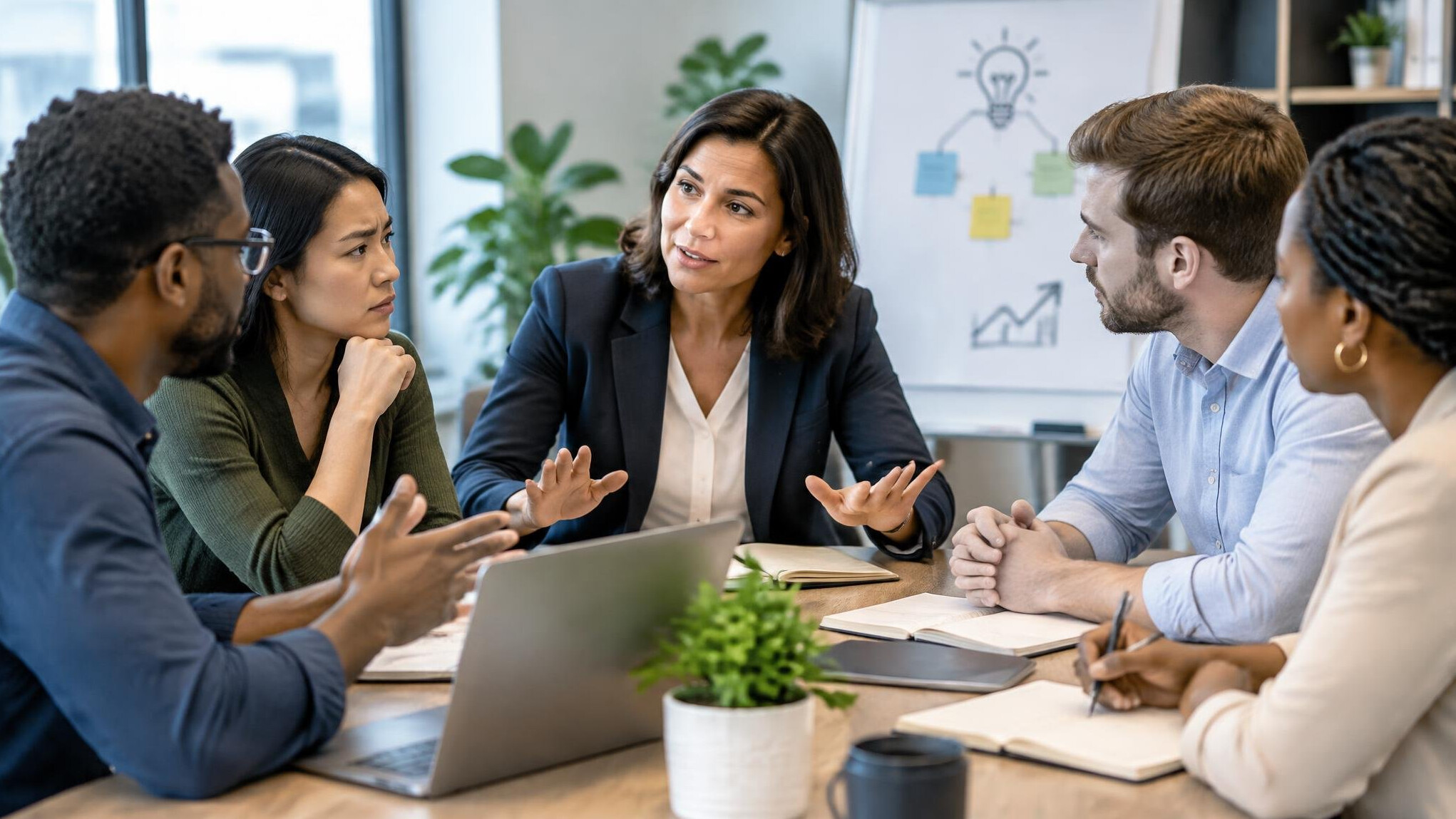 manager resolving team conflict