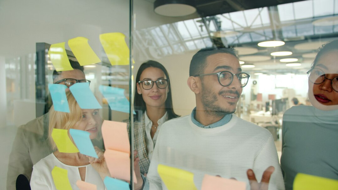 diverse team brainstorming