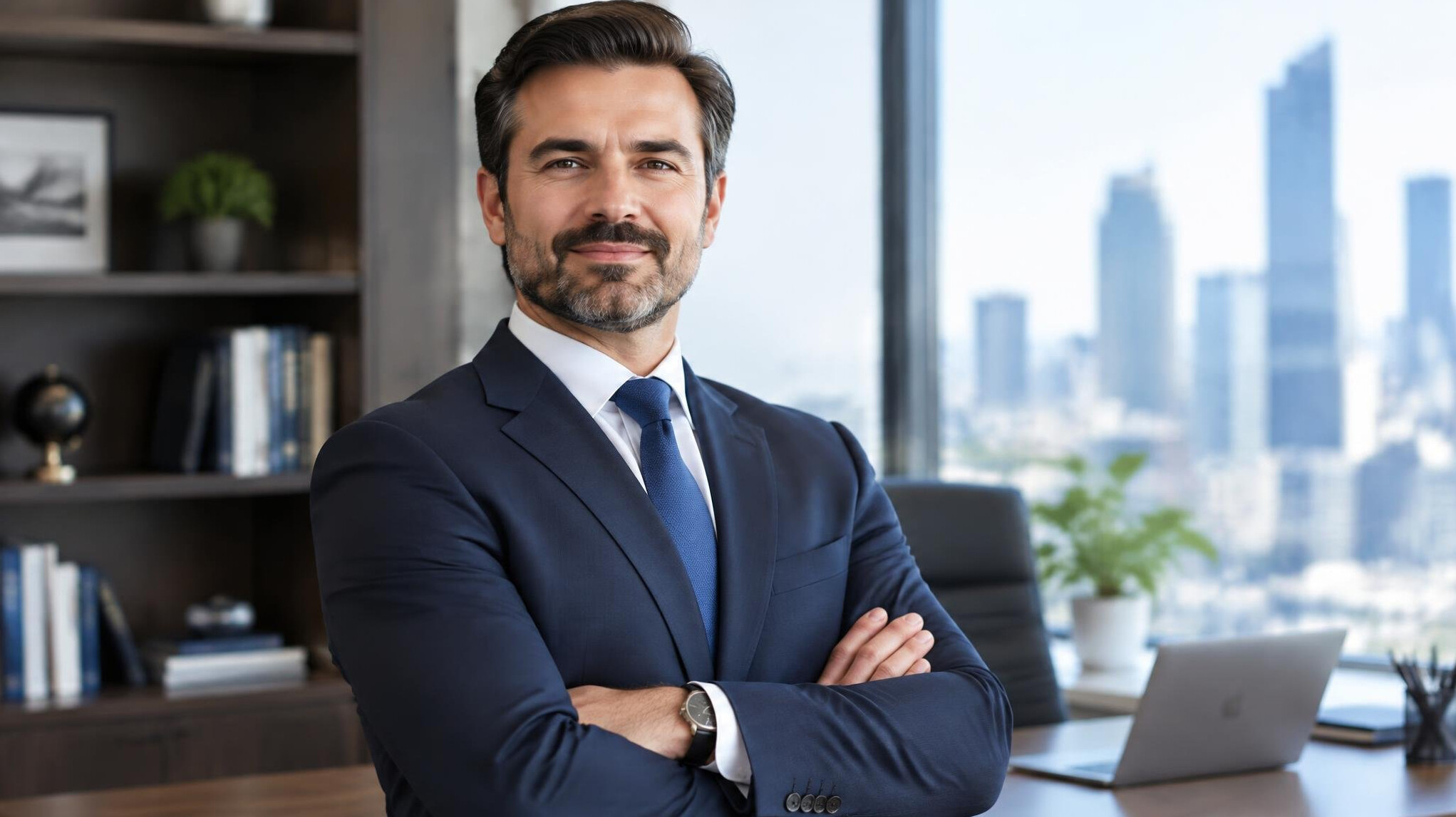 confident manager portrait